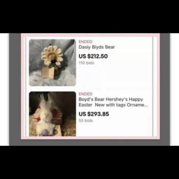 SALE! HUGE LOT! MUST READ!! Retired Lot of 40 Boyd’s Bears Plush Mini Bears - Picture 10 of 10